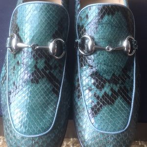 Gucci snakeskin Horsebit